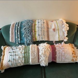Anthropologie Allroads Yucca Pillow and Throw Quilt